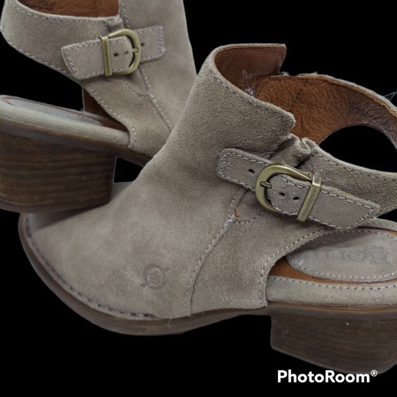 Born Slingback Ankle Boots Women's Size 6M - Picture 3 of 9